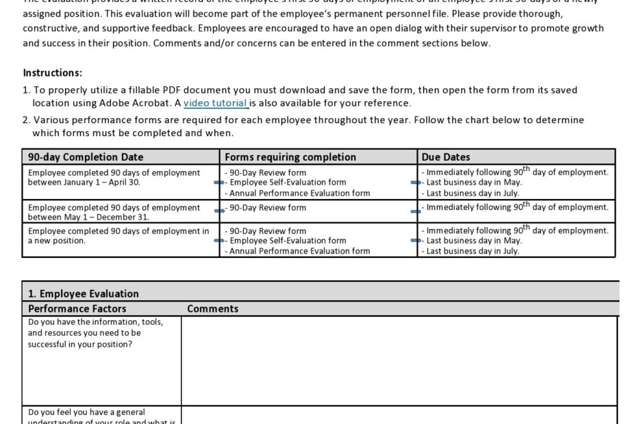 90 Day Review Templates u0026 Printable Examples TemplateLab