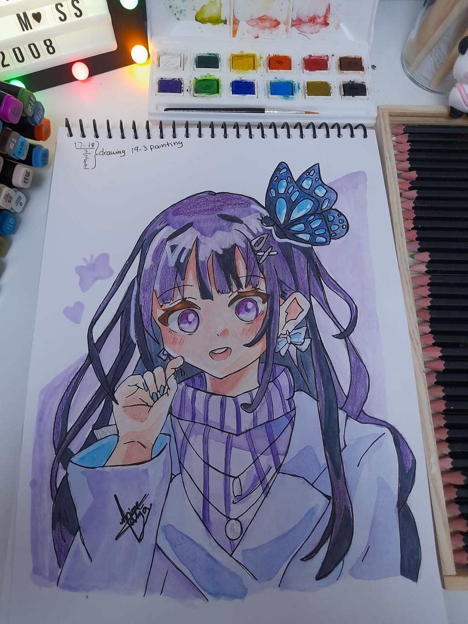 A Cool Anime Coloring Talya Drawing Illustrations ART Street