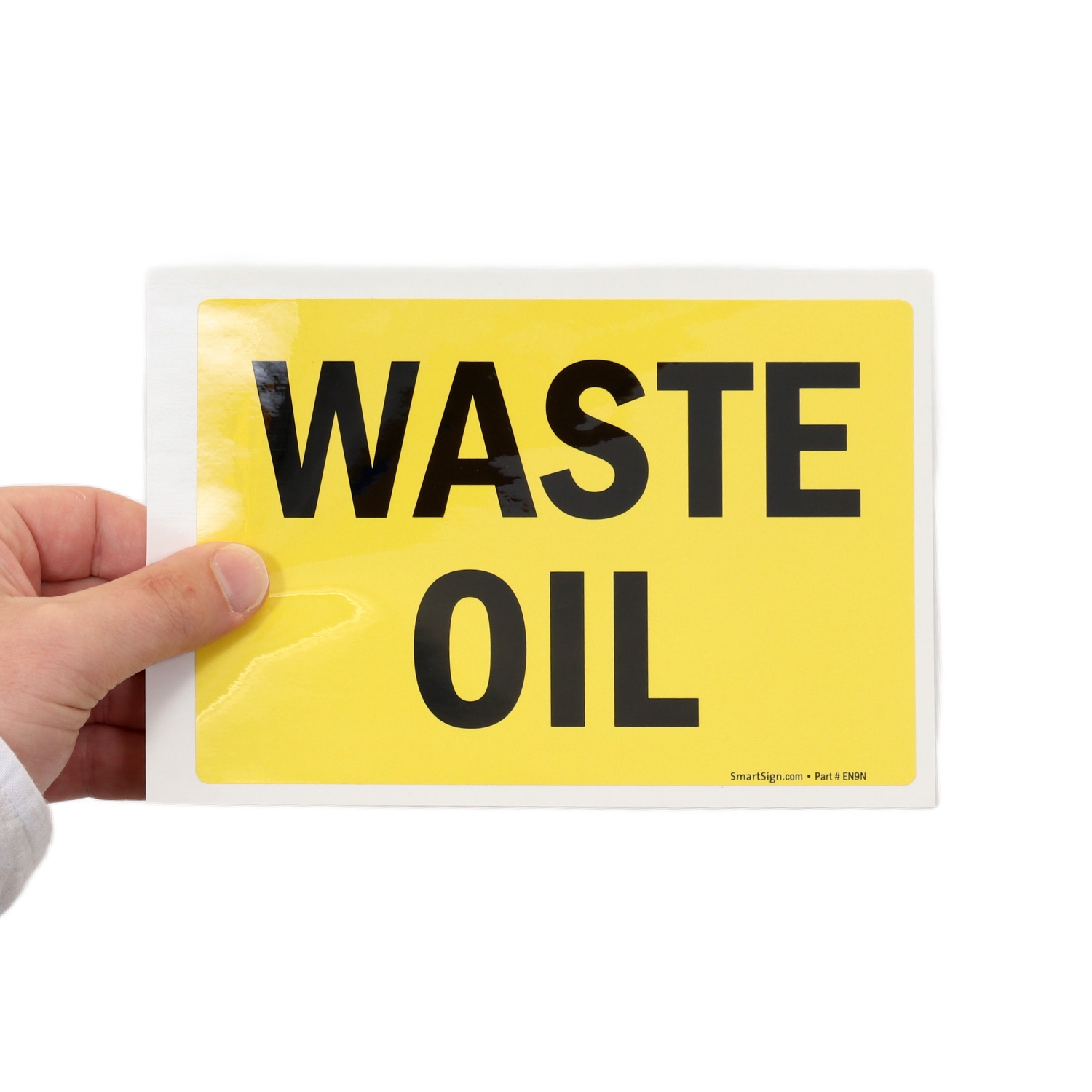 A Simple And Direct Waste Oil Sign Will Protect Employees From Chemical Hazards Chemical Hazard Signs Waste Oil Sign Saf Sku S 0541 S 0541