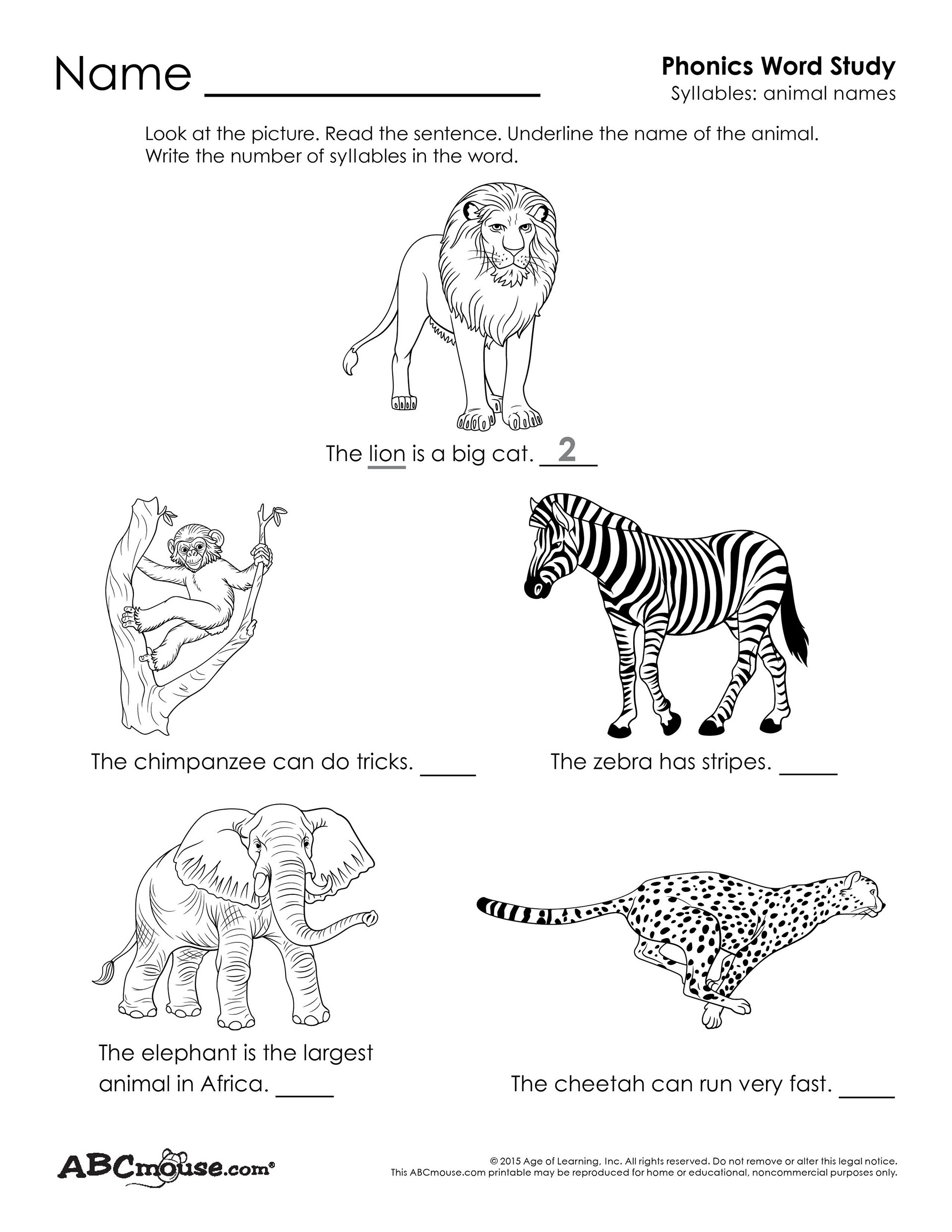 ABCmouse Miscellaneous Printables 5 Images Behance