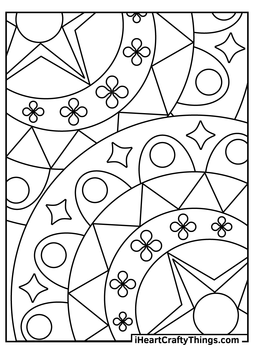 Abstract Coloring Pages 100 Free Printables Worksheets Library