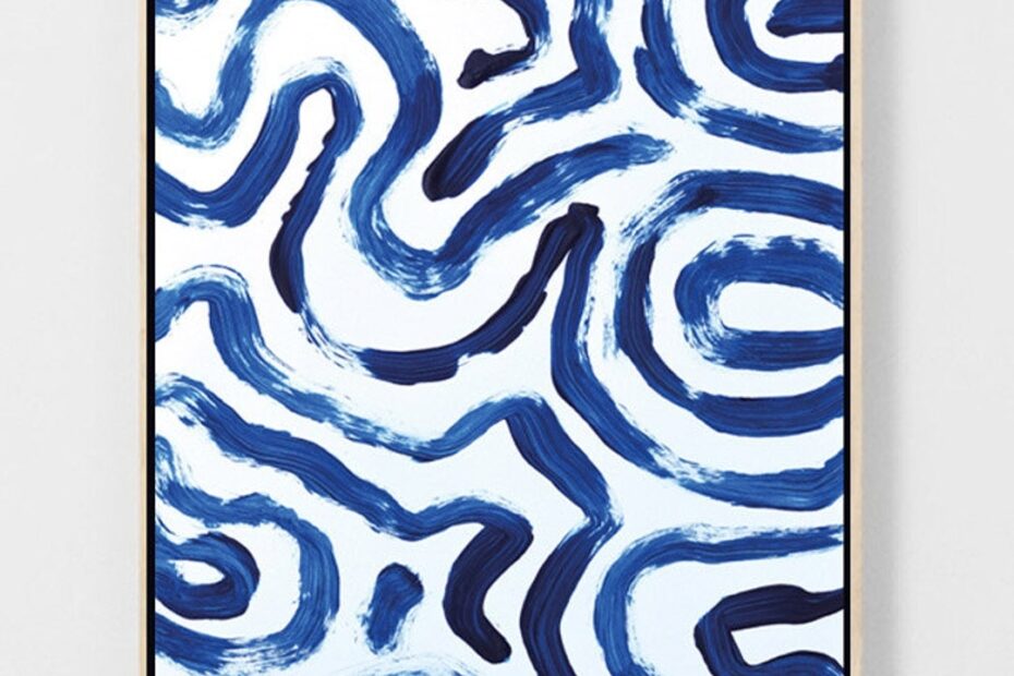 Abstract Printable Art Navy Blue Brush Strokes Modern Art Prints Abstract Paintings Instant Download Art Larger Abstract Art Etsy