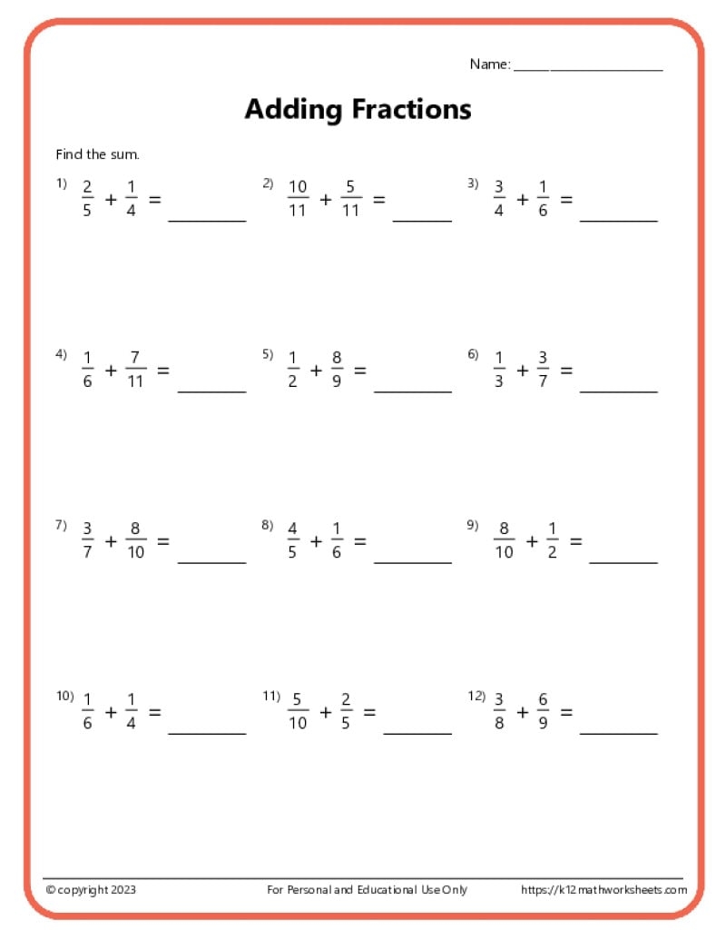 adding and subtracting mixed numbers worksheet 7th grade answers