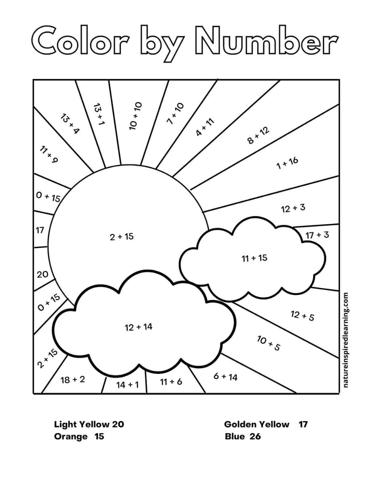 2 digit addition coloring worksheets free