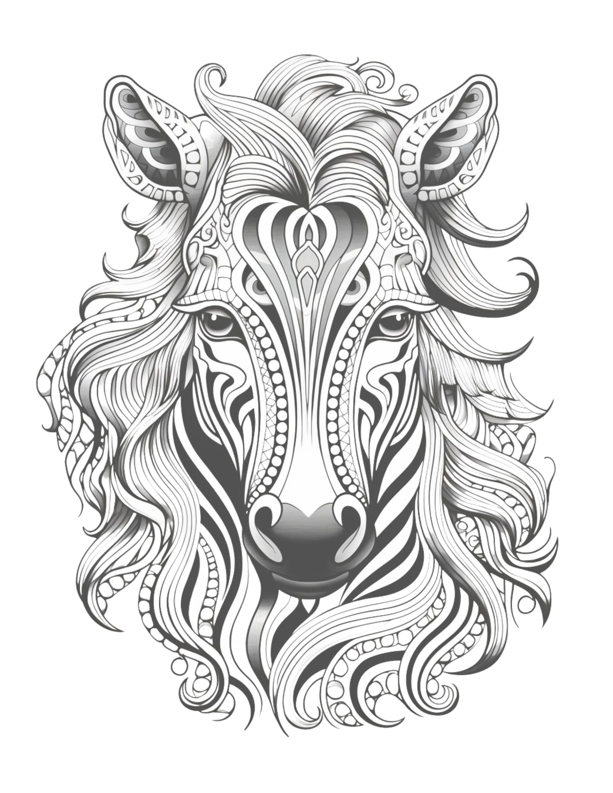animal print coloring pages