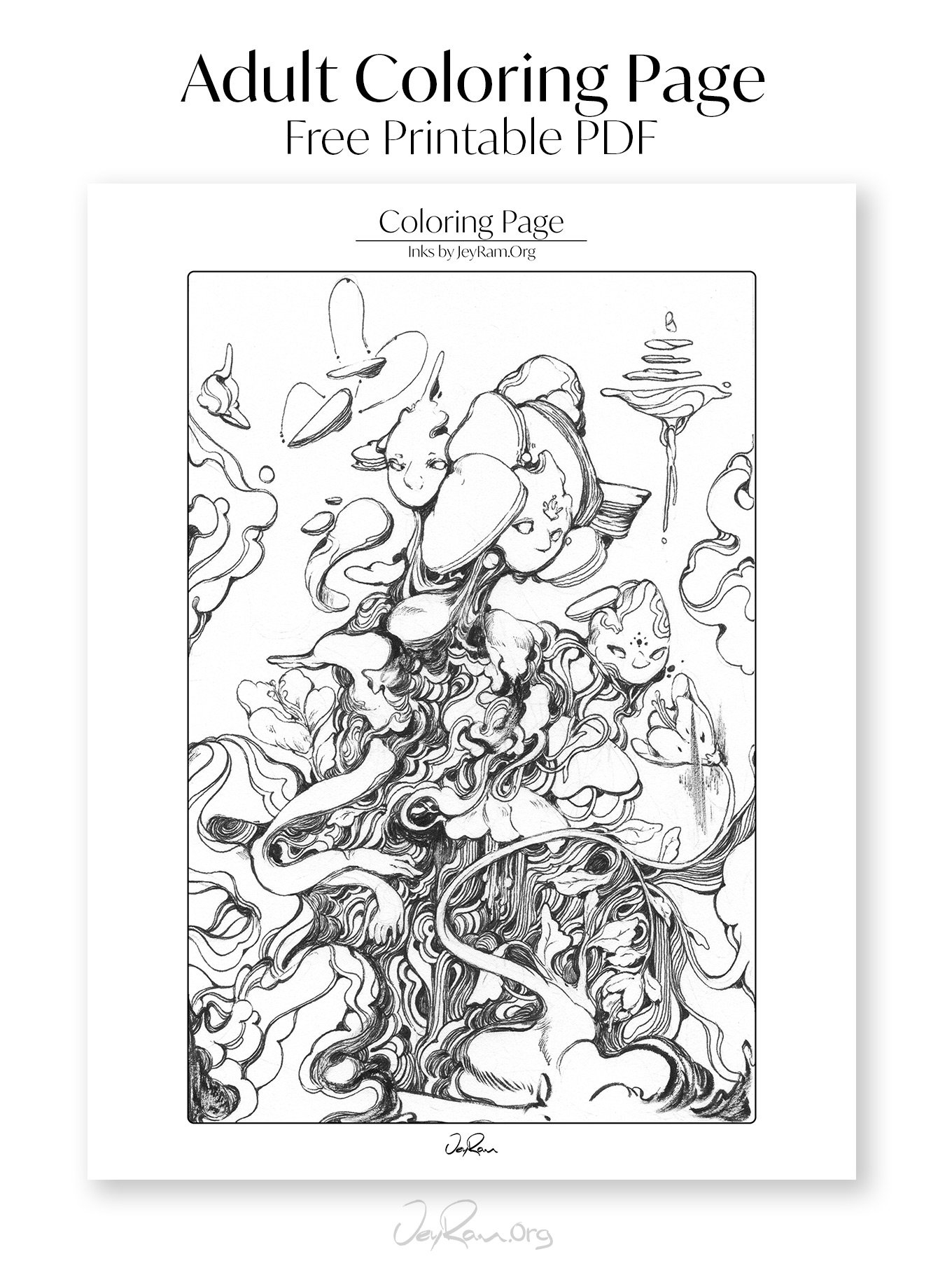 free printable coloring pages for adults advanced