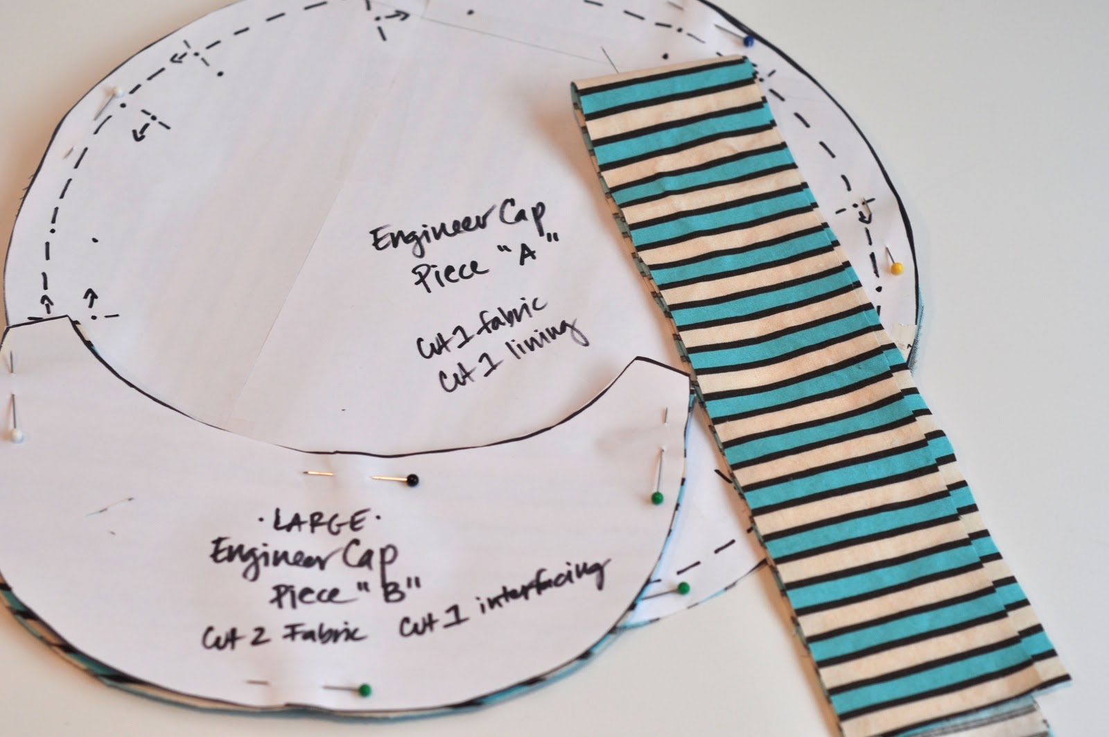 free printable train conductor hat template