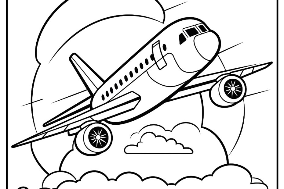 Airplane Coloring Pages 100 Free Printables