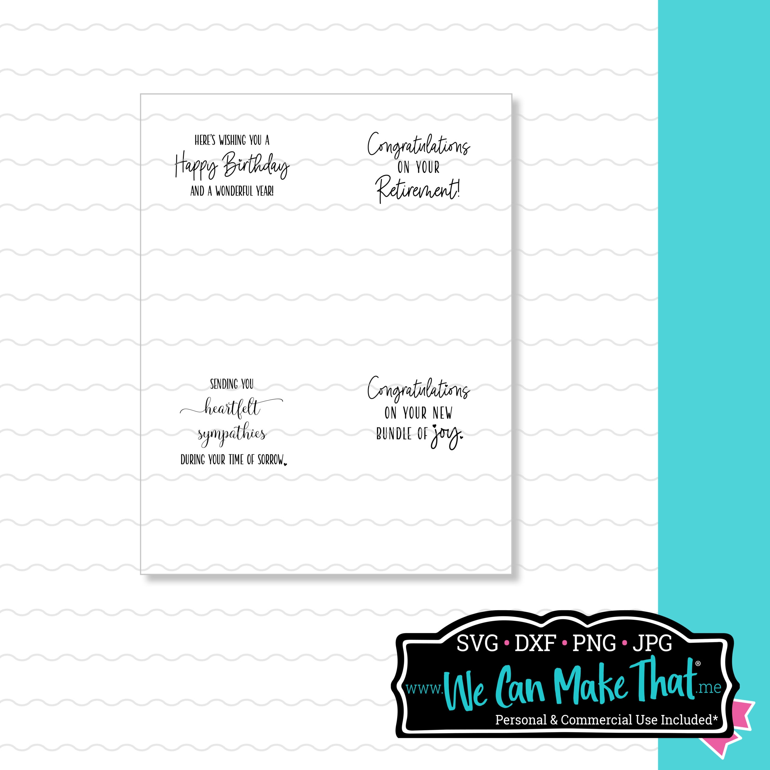 All Occasion Card Sayings Printable