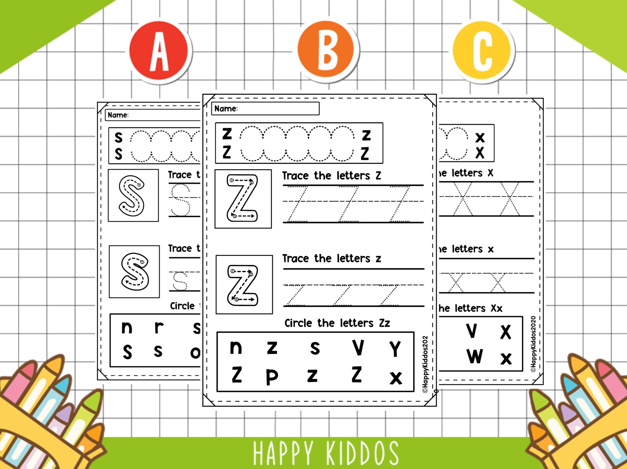 Alphabet Activities Worksheets A Z Set 6 Made By Teachers
