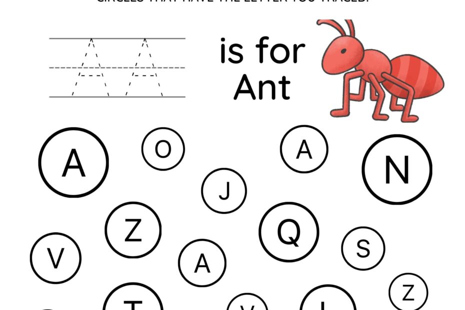 Alphabet Find The Letter Printable Worksheets Etsy