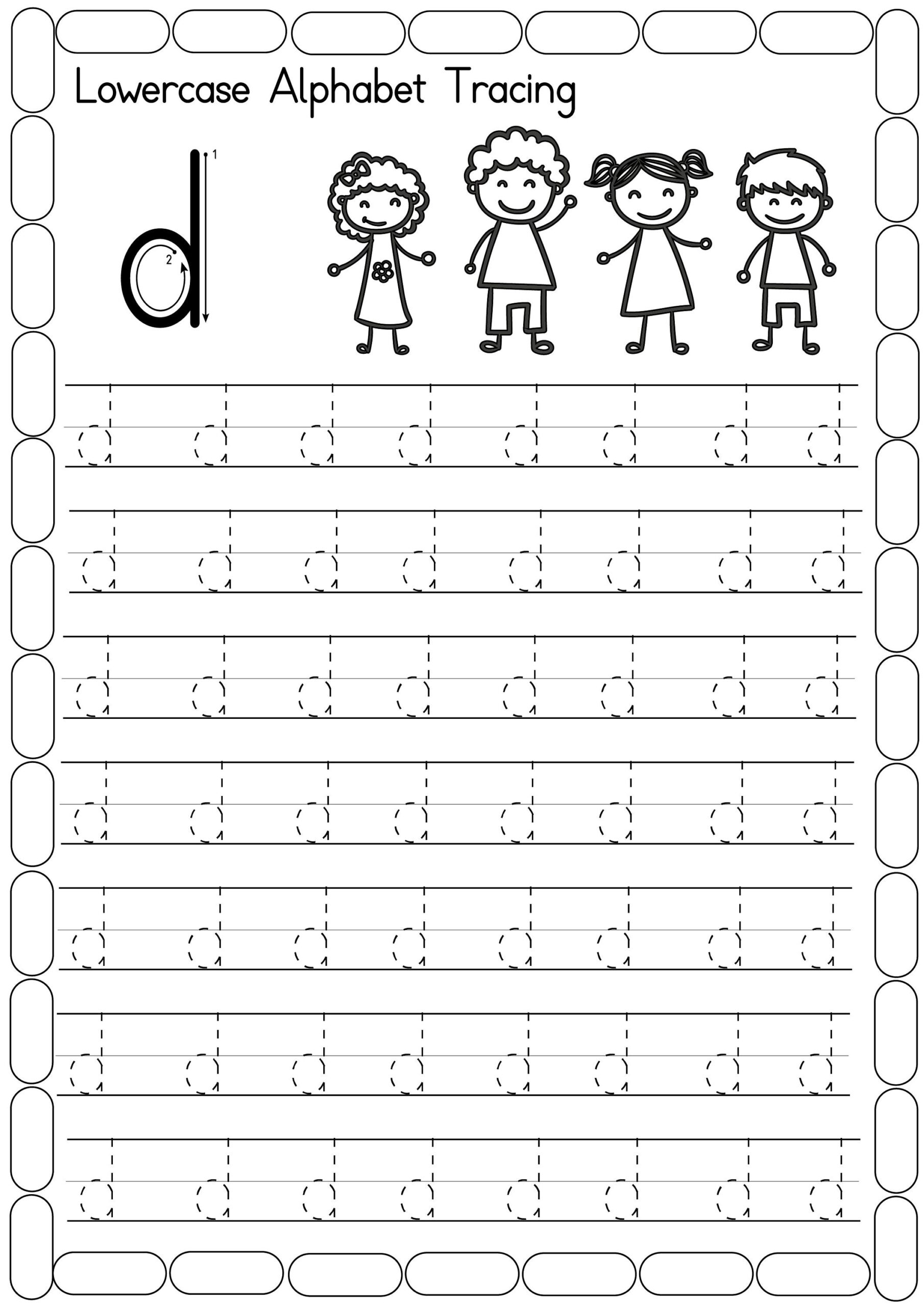 lowercase letters worksheet