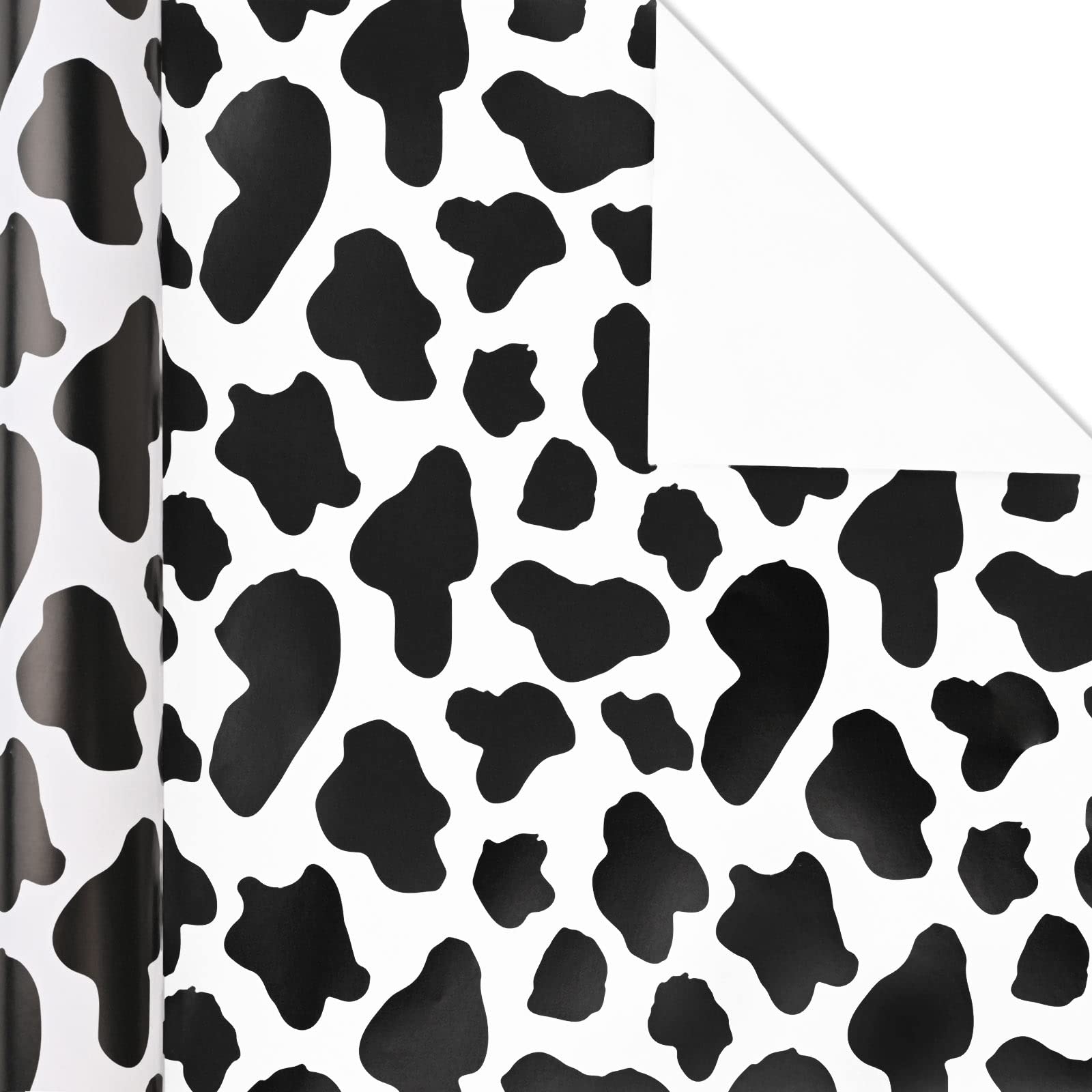 Amazon 16 Sheets 28 20 Inches Cow Print Wrapping Paper Black And White Spots Cow Gift Wrap Paper For Birthday Baby Shower Holiday Cow Theme 