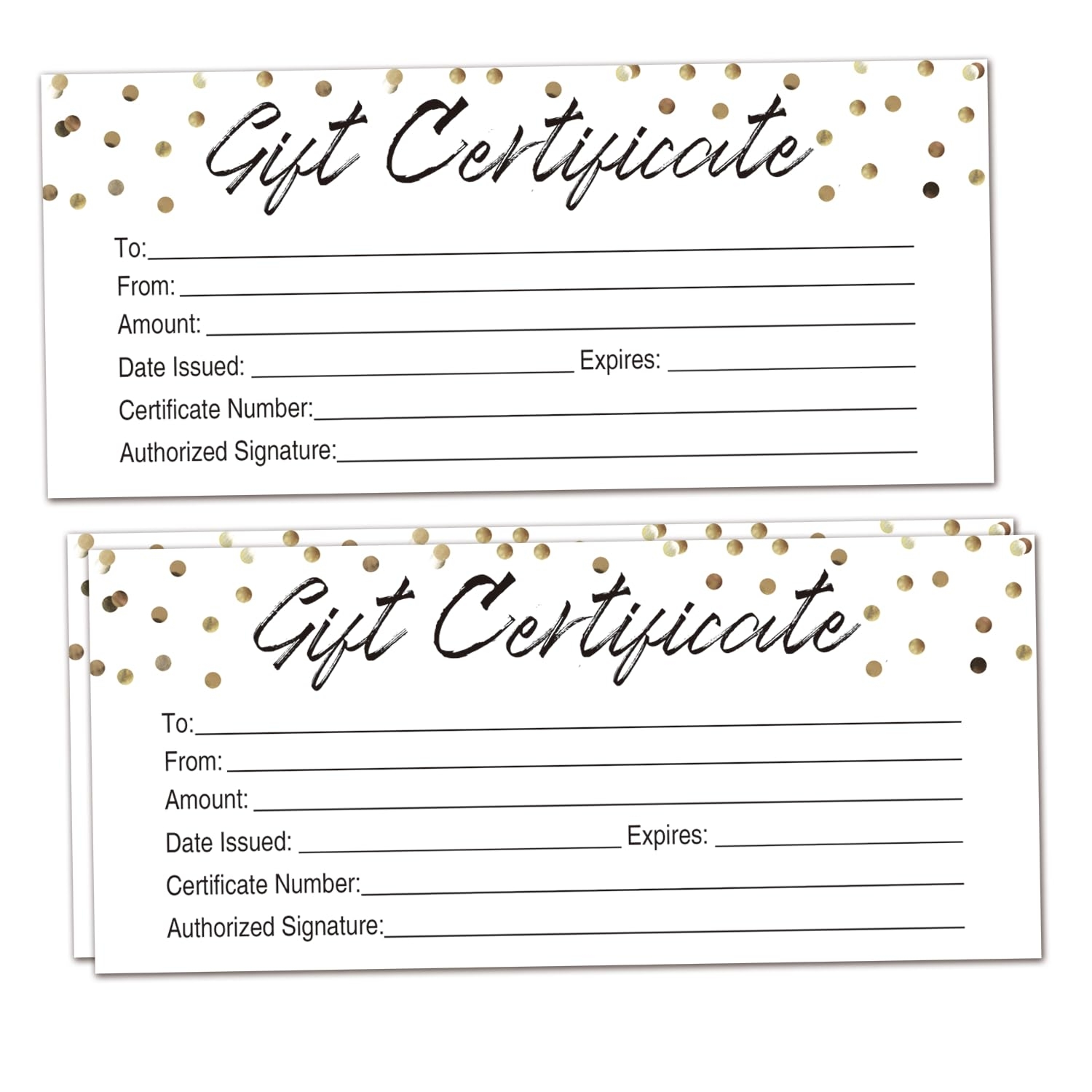 printable blank gift certificate