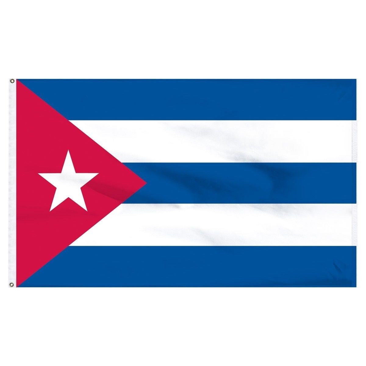 Amazon 3 x5 Cuba Flag Cuban Flag Banner Bandera Cubana Indoor Outdoor Nylon Polyester PREMIUM Vivid Color And UV Fade BEST Garden Outdor Resistant Canvas Header And Polyester Material FLAG Patio 
