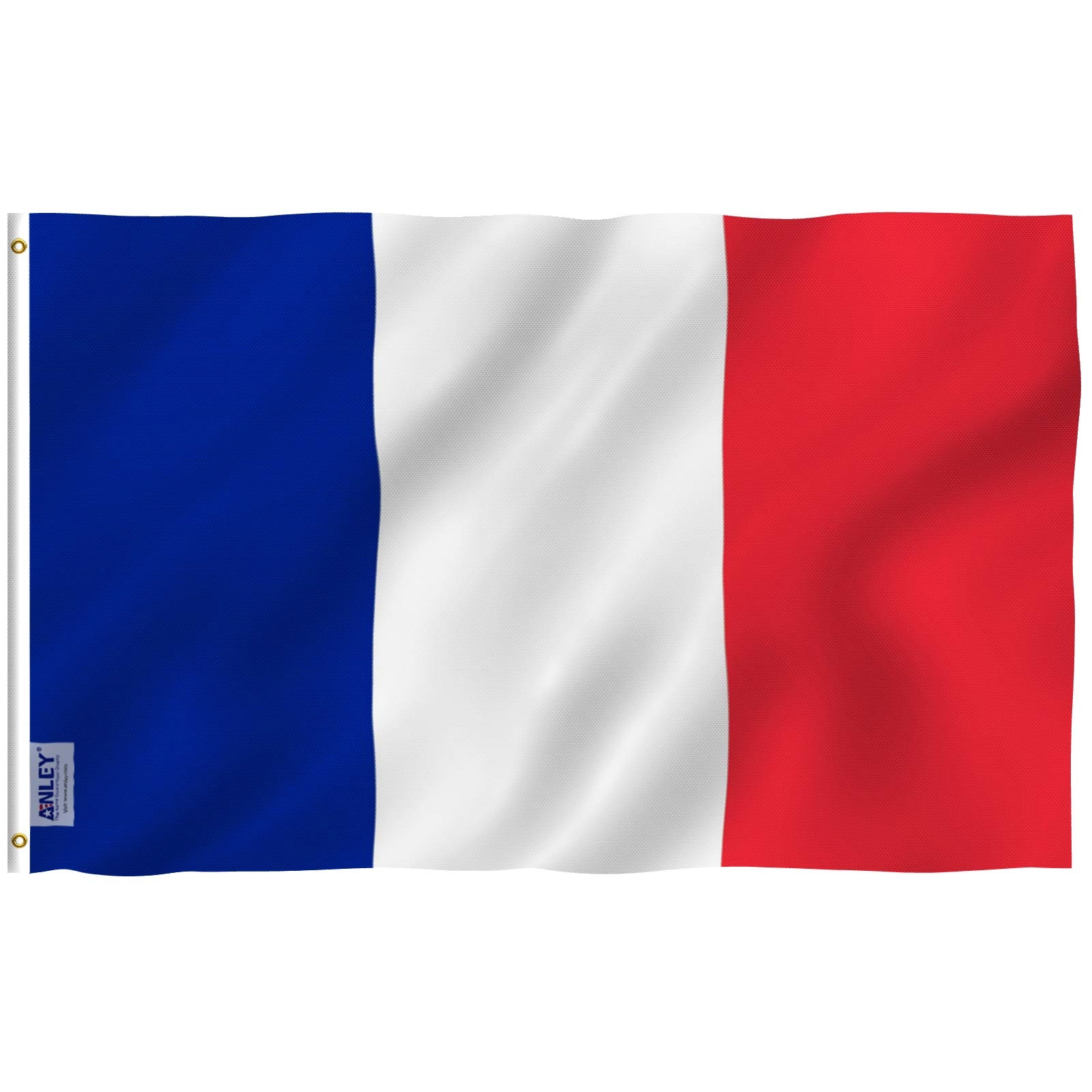 Amazon ANLEY Fly Breeze 3x5 Foot France Flag Vivid Color And Fade Proof Canvas Header And Double Stitched French National Flags Polyester 