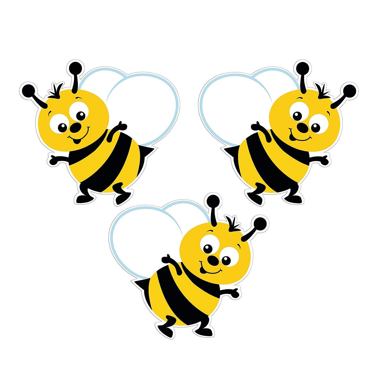 Amazon Bulletin Board Bumblebee Cutouts 48 Pieces Classroom Decorations And Teacher Supplies Office Products