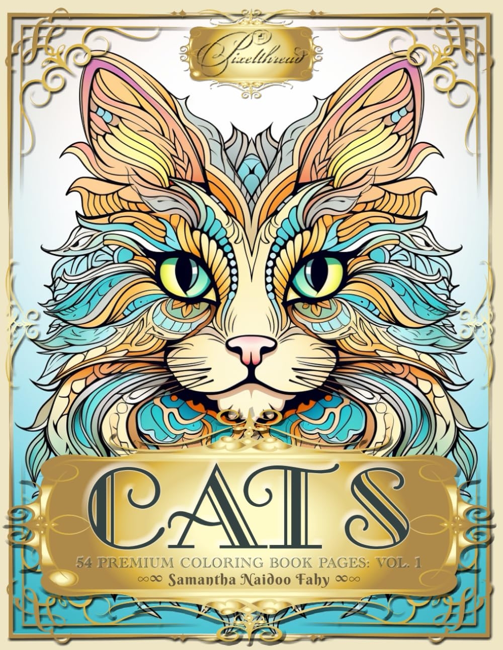 Amazon Cat Coloring Book For Adults Grown Ups Teens Girls 