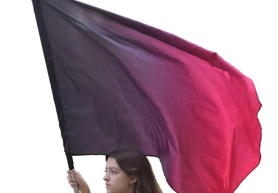 Amazon Color Guard Flags With Pole Lightweight Spinning