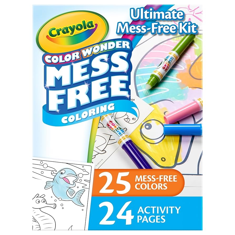 Amazon Crayola Color Wonder Mess Free Coloring Kit 50 Pcs 