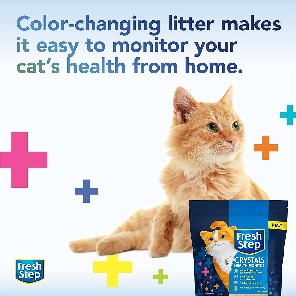 Amazon Fresh Step Crystals Health Monitoring Cat Litter 
