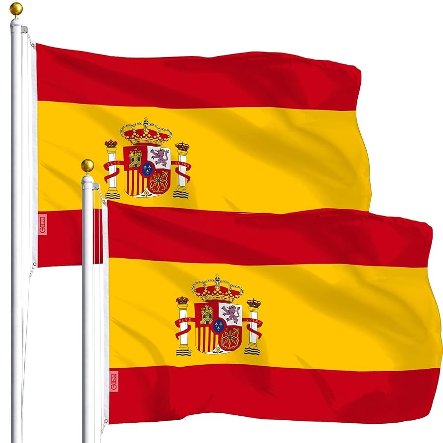 Amazon G128 2 Pack Spain Spanish Flag 3x5 Ft LiteWeave 