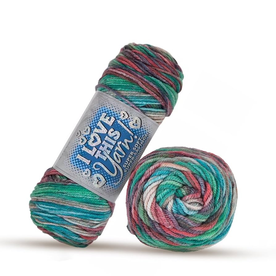 Amazon Hobby Lobby Green Turquoise U0026 Red Print I Love This Yarn