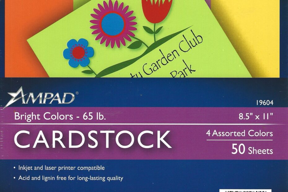 Amazon Neon Bright Colors Printable Cardstock Paper 8 1 2