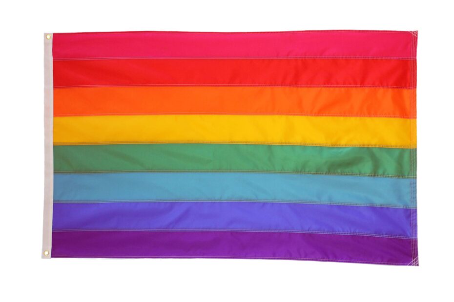 Amazon Original 8 Stripe Rainbow Pride Flag 3ft By 5ft