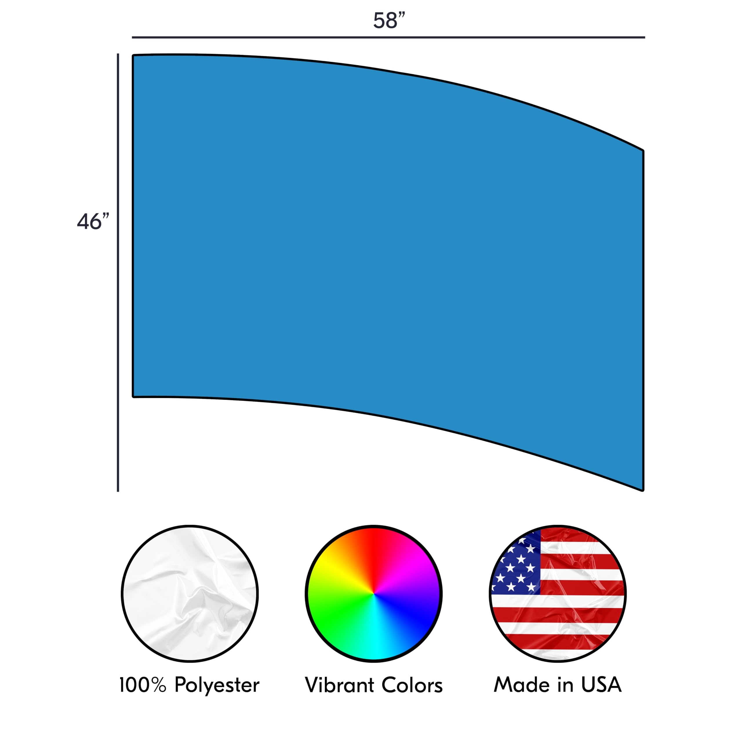 Amazon Pro Graphx PRACTICE FLAG Color Guard Flag For Marching Band Color Guard Flag Pole Curved Rectangle Indoor Winter Competition Colorguard 