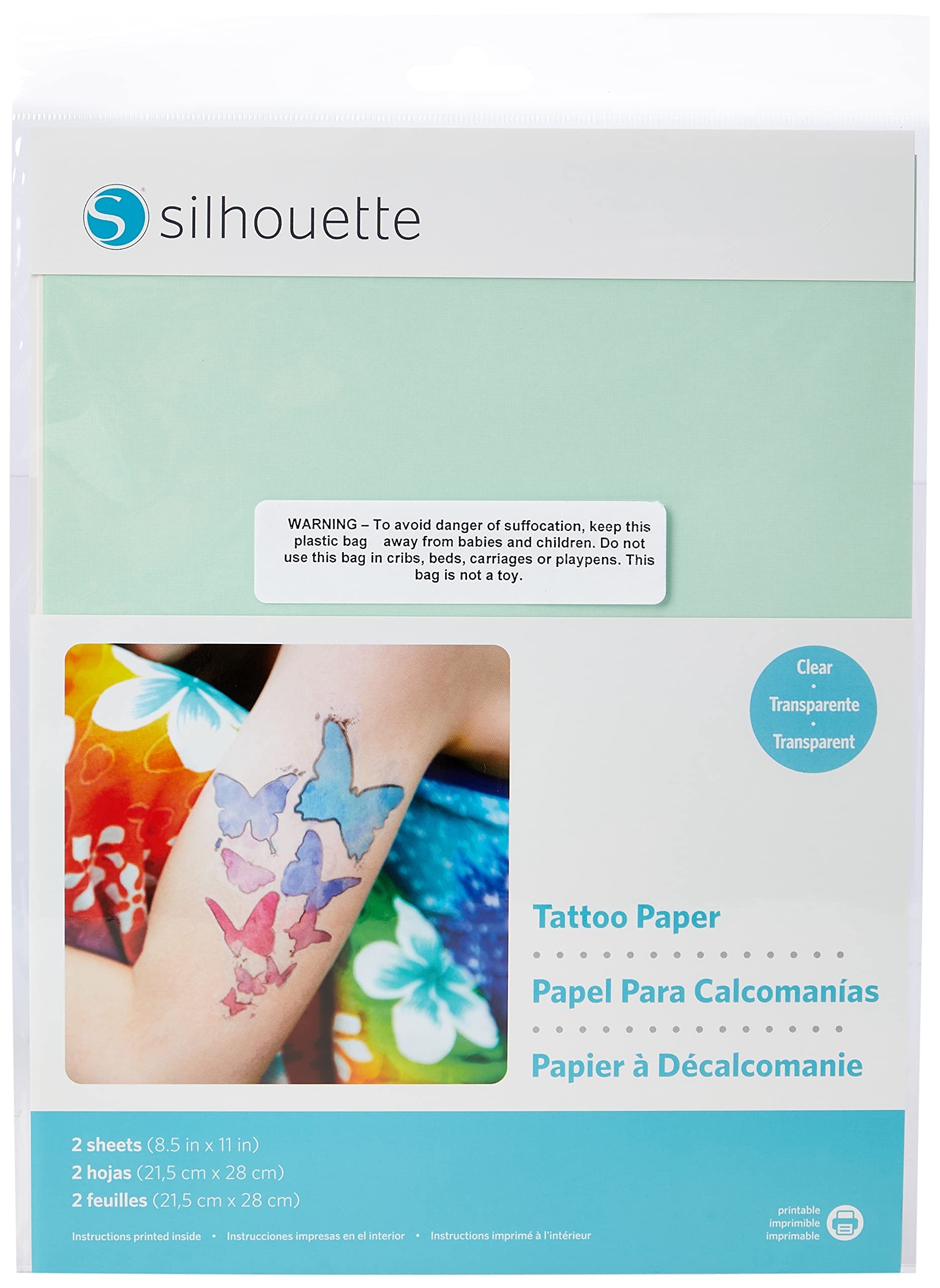 Amazon Silhouette Media Tattoo Temporary Tattoo Paper 