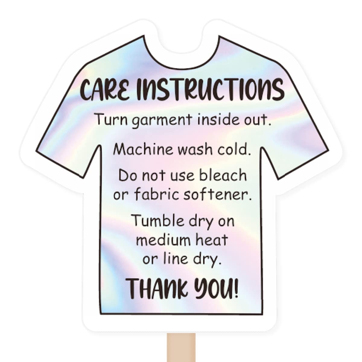 Amazon WUZYOU Tshirt Care Washing Instructions Stickers Labels Online Retailers T Shirt Shop Small Business Accessories Sticker Dtf T Shirt Guide Labels Clothing Store 1 39