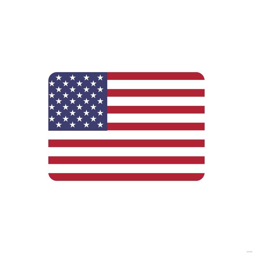 American Flag Map Clipart In Illustrator EPS SVG JPG PNG PSD Download Template