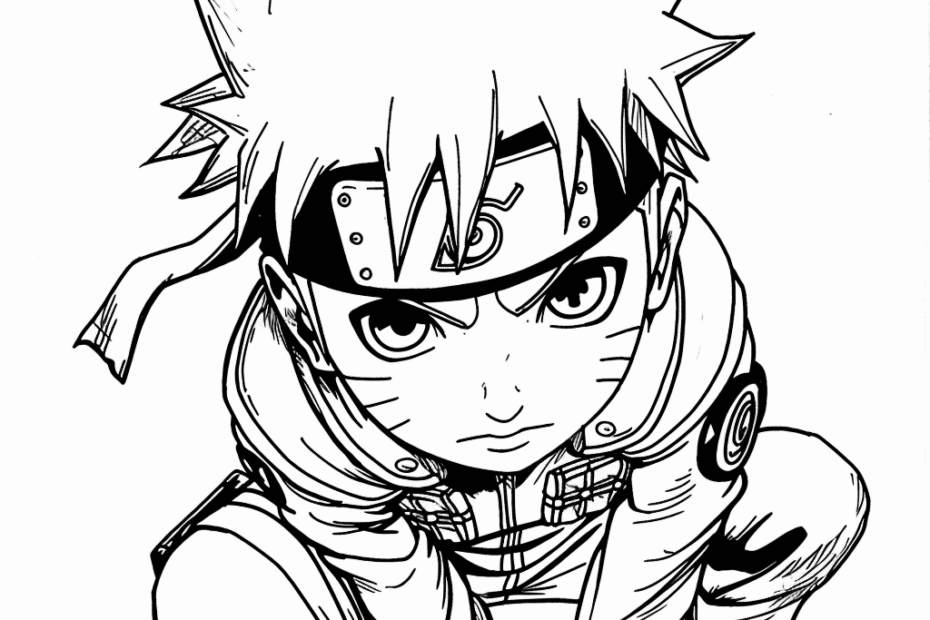 Anime Coloring Pages Free U0026 Printable Worksheets Library