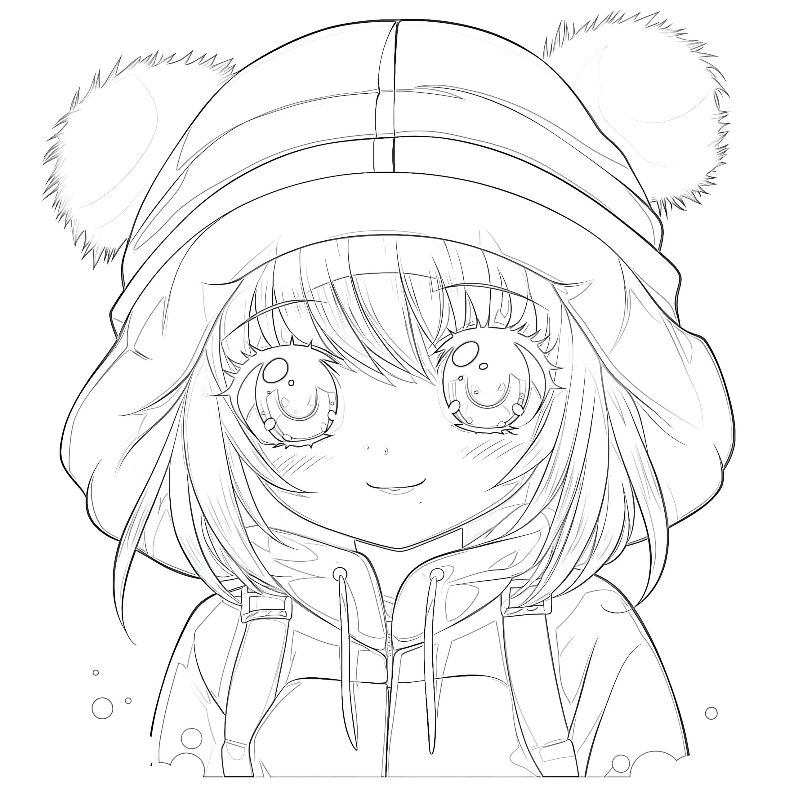 print anime coloring pages