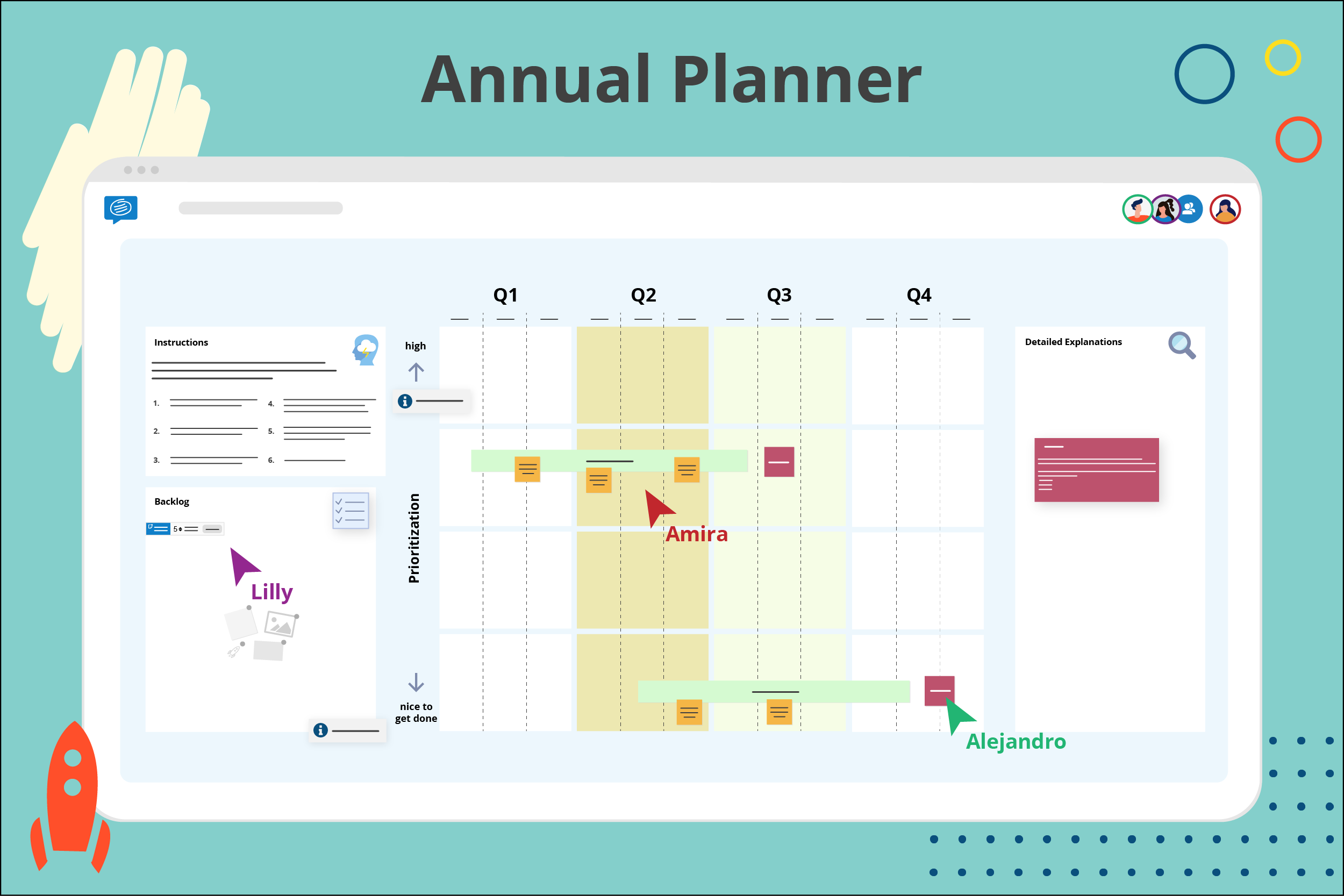 Annual Planner 2024 Free Template Conceptboard Worksheets Library