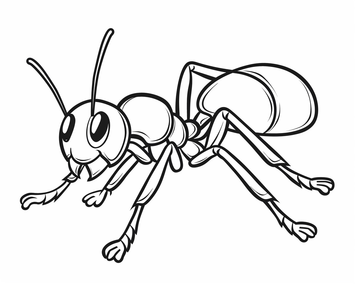 Ant Coloring Pages