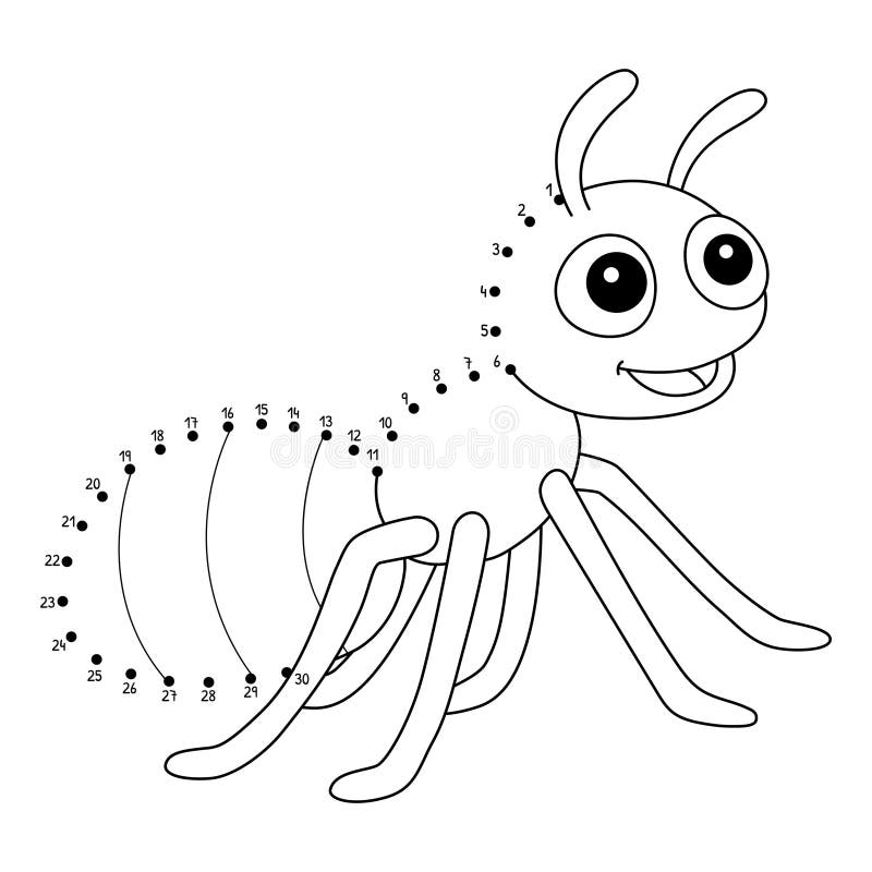 Ant Colouring Drawing Stock Illustrations 94 Ant Colouring 