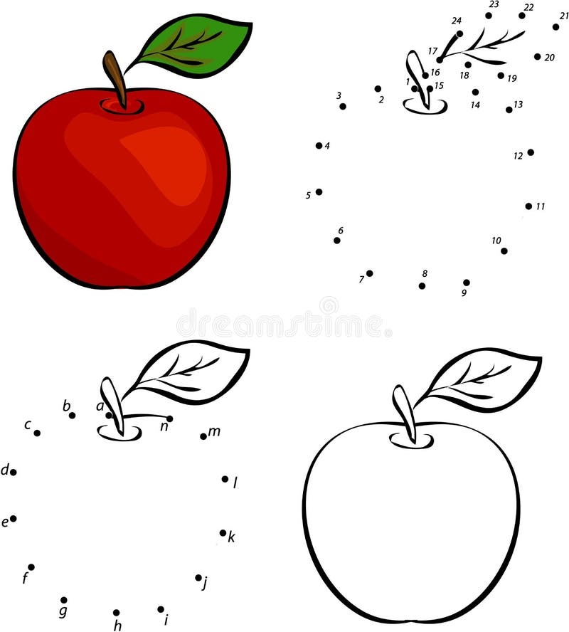 Apple Coloring Stock Illustrations 6 343 Apple Coloring Stock Illustrations Vectors U0026 Clipart Dreamstime