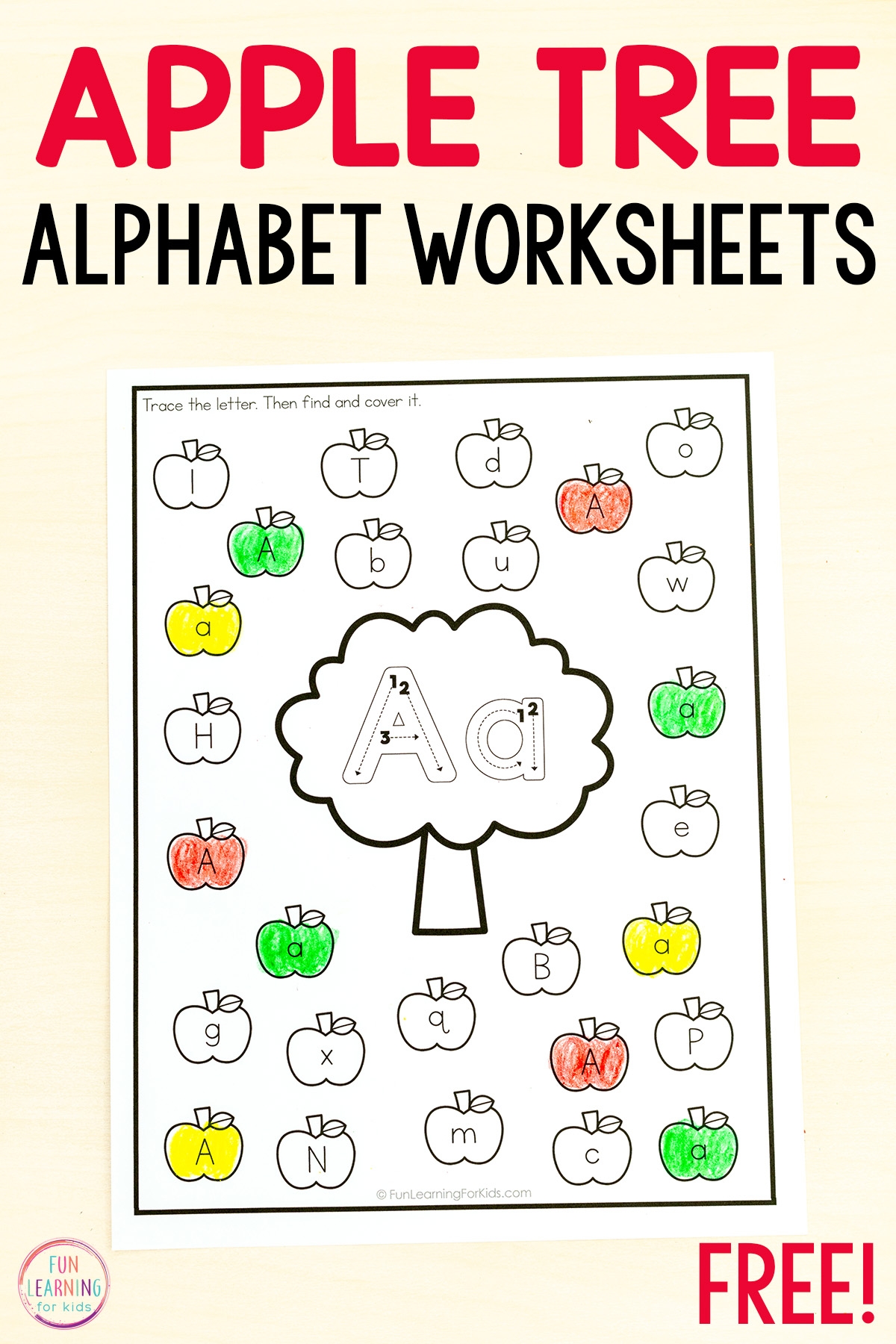 letter a worksheets