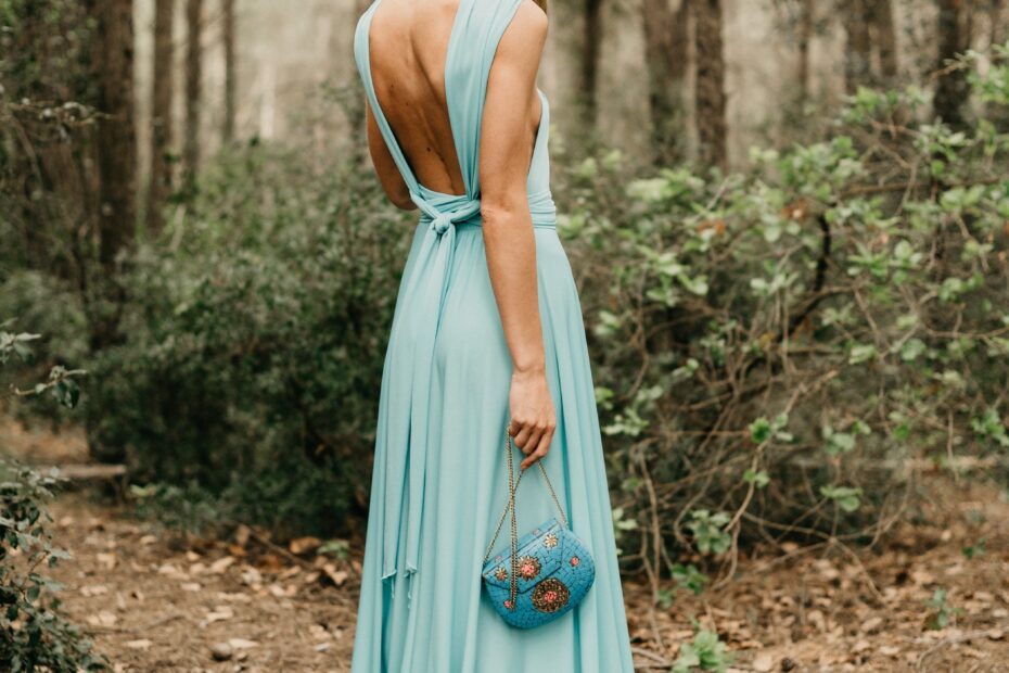 Aquamarine Infinity Wedding Dress Aqua Blue Bridesmaid Dress