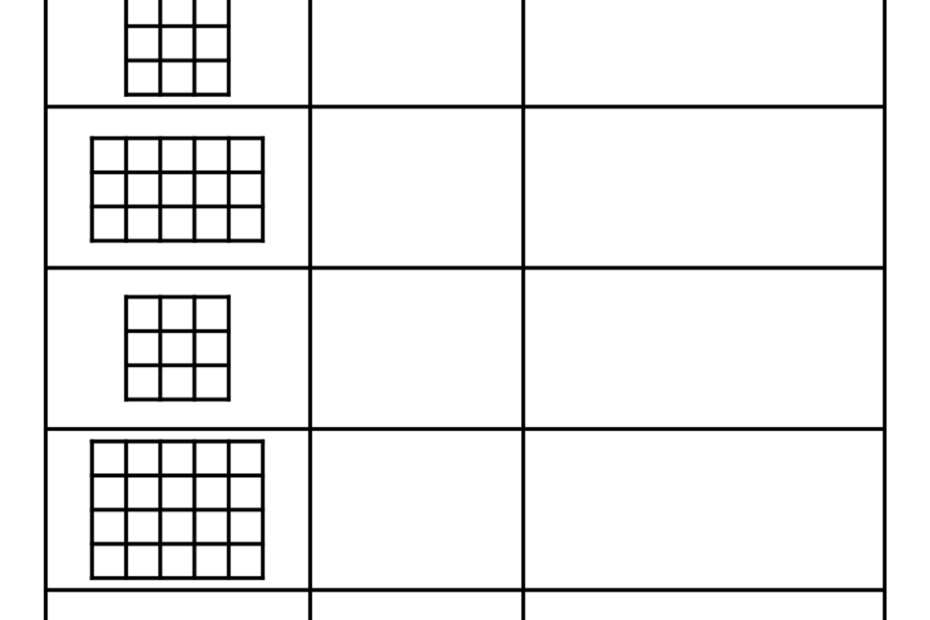 Arrays And Multiplication Worksheets