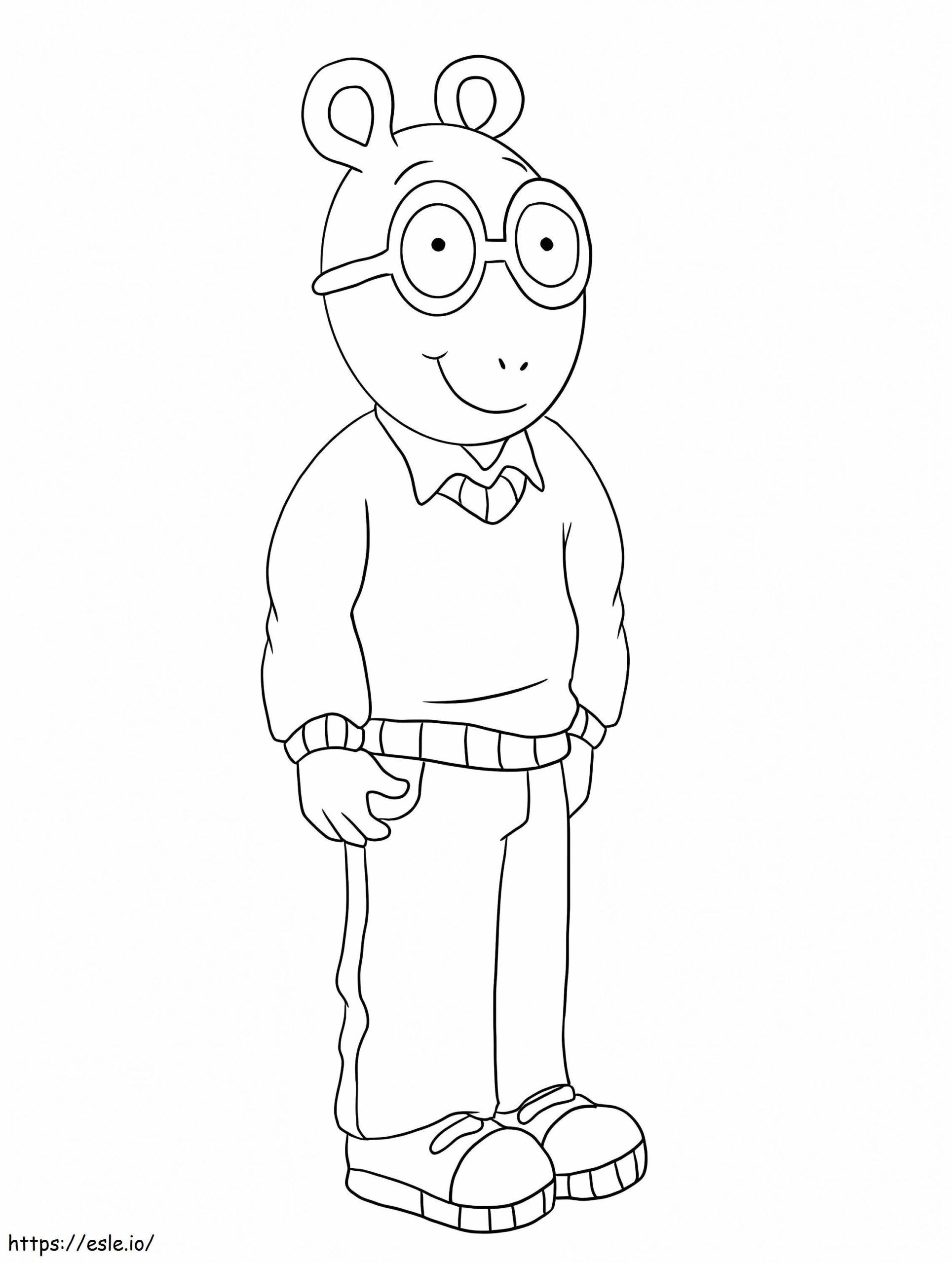 Arthur Read Coloring Page