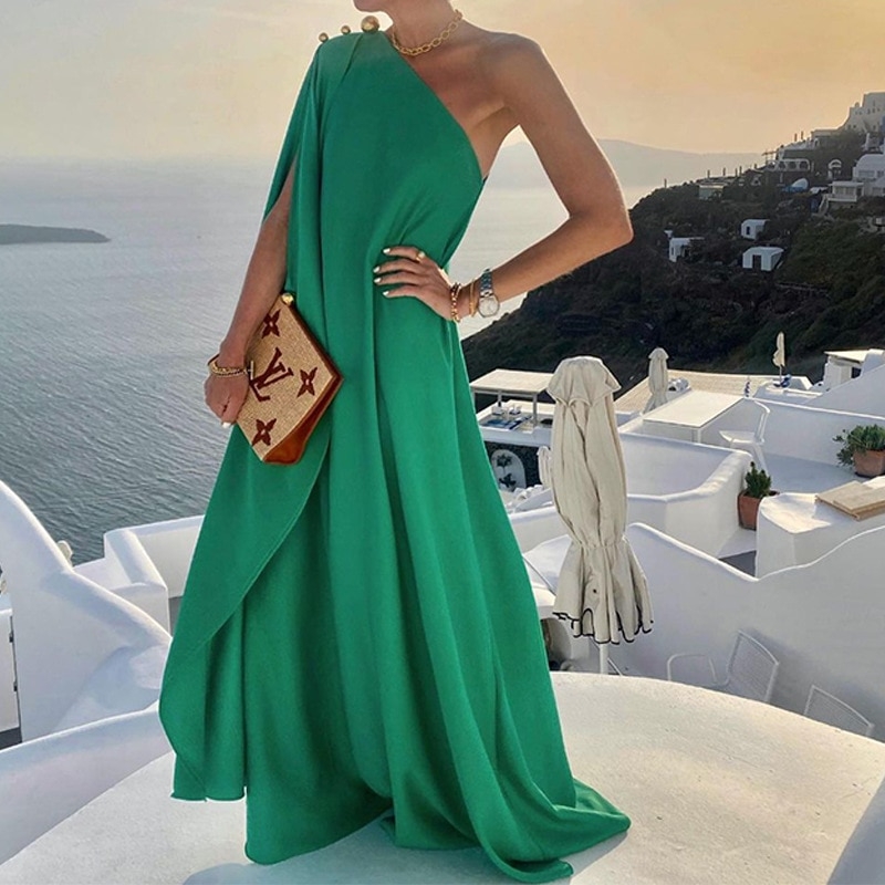 solid color dresses