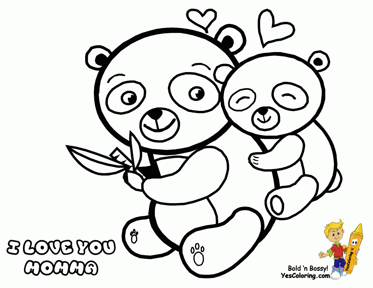 Baby Pandas Coloring Pages Free Printable Panda Coloring Sheets 