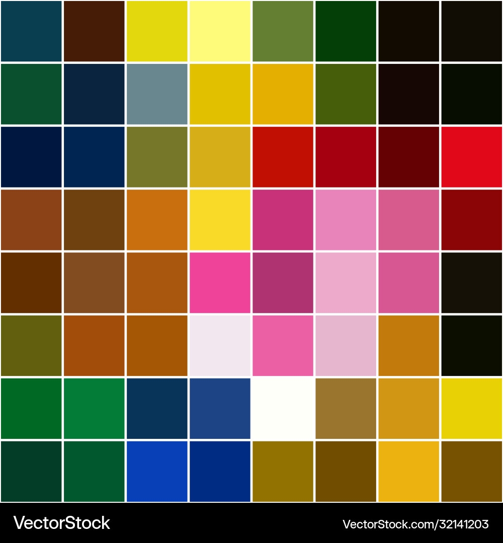 Background Different Colors Separated Squares Vector Image