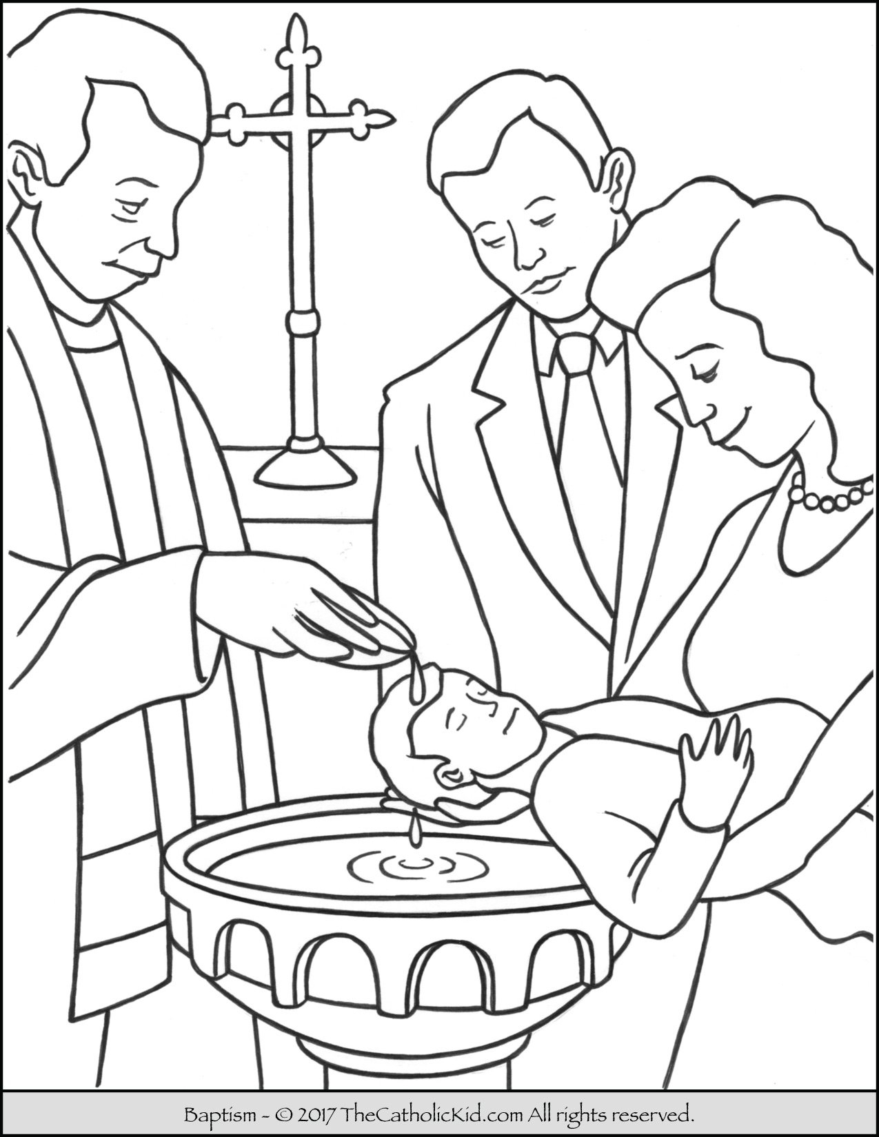 Baptism Archives The Catholic Kid Catholic Coloring Pages And 