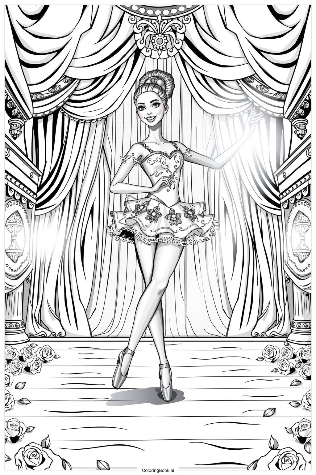 free printable coloring pages barbie