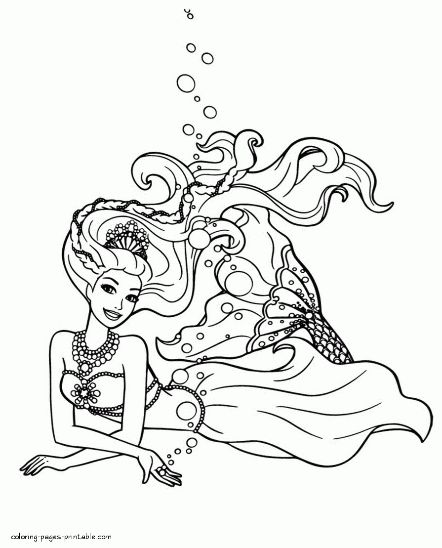 Barbie Free Coloring Pages COLORING PAGES PRINTABLE COM