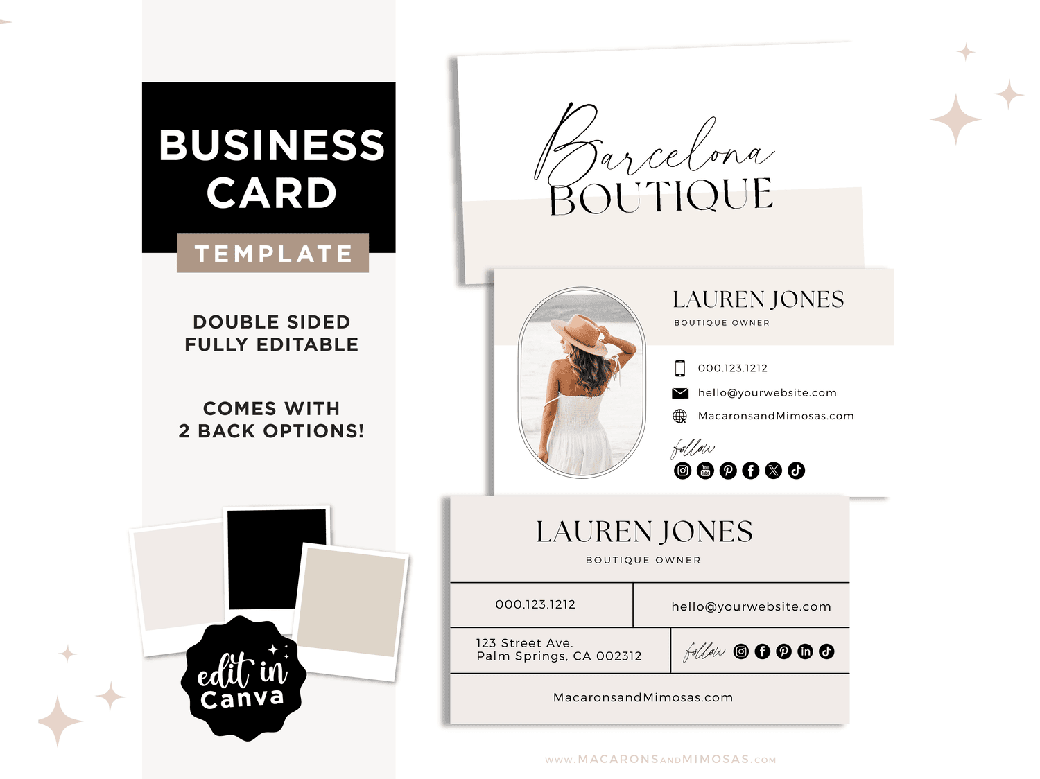 Barcelona Business Card Template